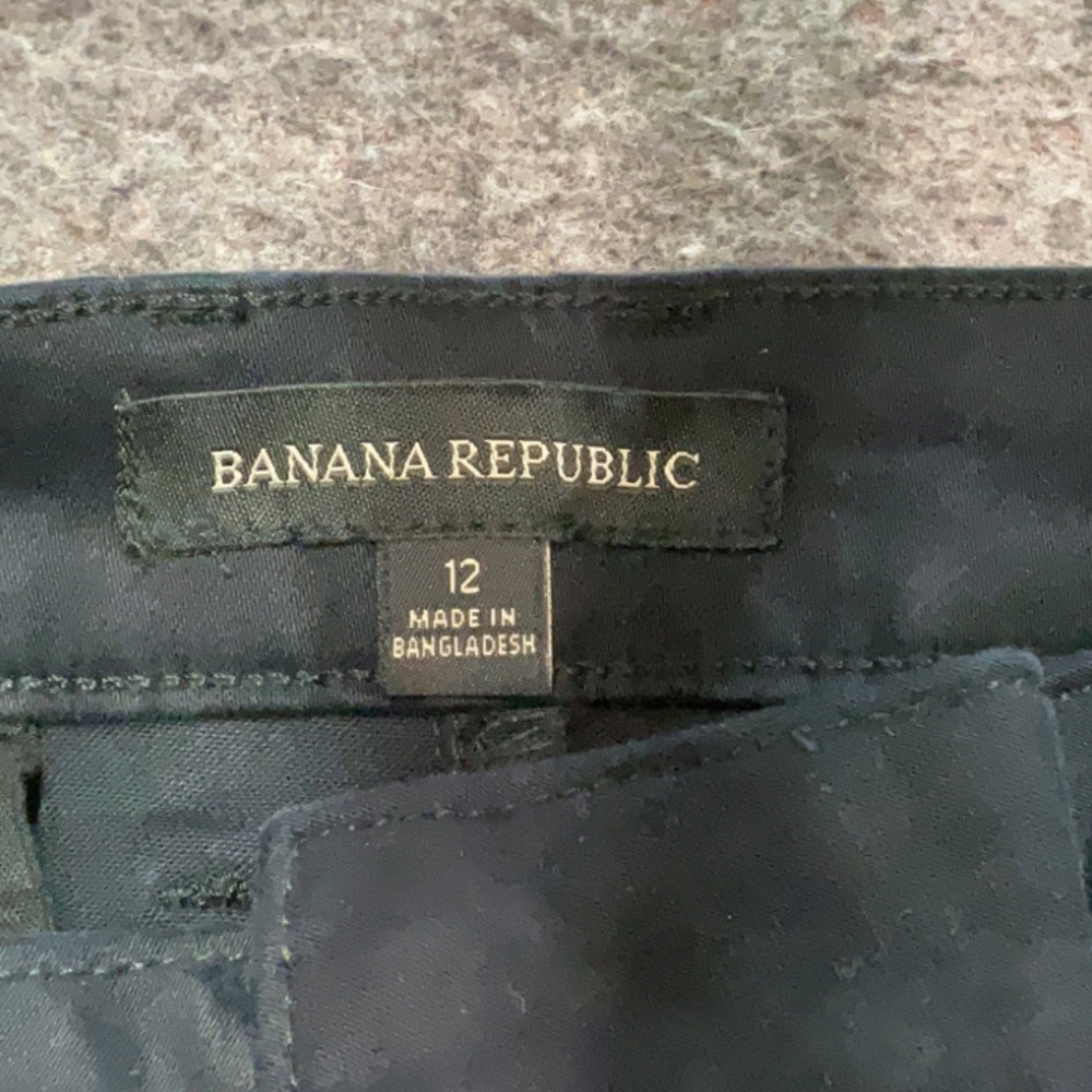 Banana Republic Black Tailored Shorts Size 12‎ New With Tags - Picture 3 of 4